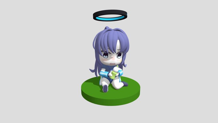 SD_Yuuka(sportswear) 3D Model