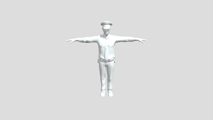 Officer_search 3D Model