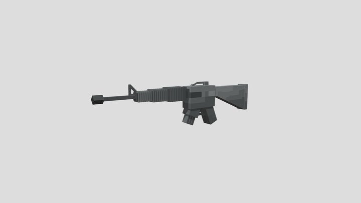 M16A2 3D Model