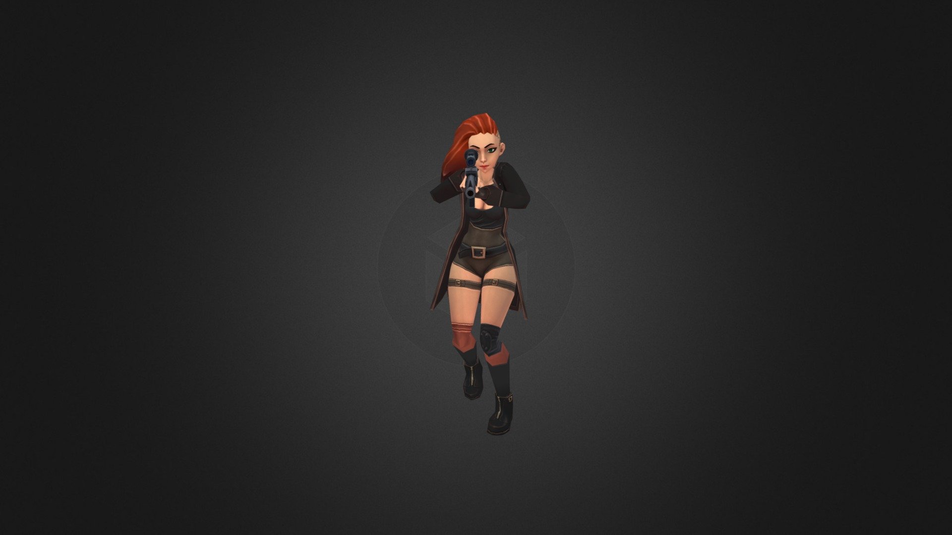 Girl Move Back Gun11