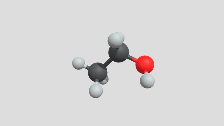 Ethanol 3D Model