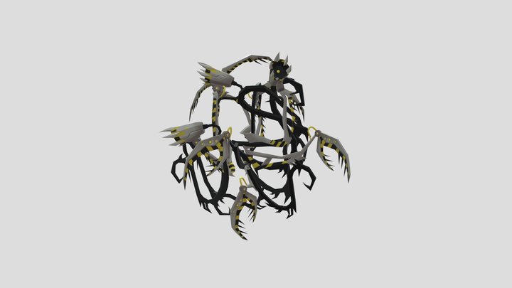 Weird Projection J Thingy From Murder Drones 3D Model