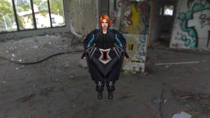 Fat Widow Age of Ultron 3D Model