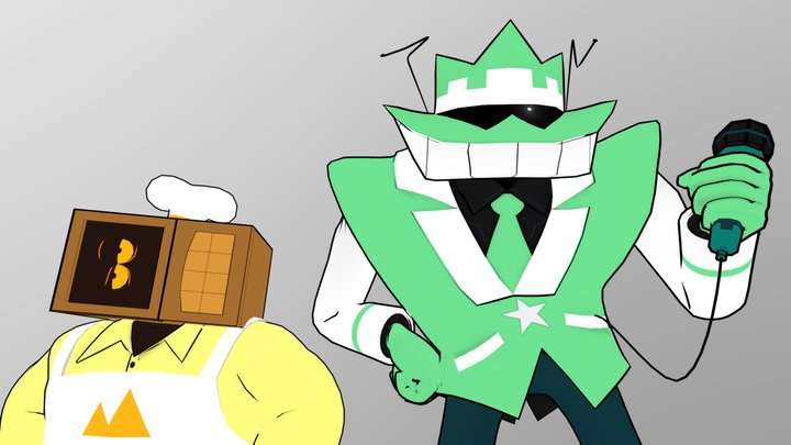 Vinny Vici and Michael "Mike" R. Wave 3D Model