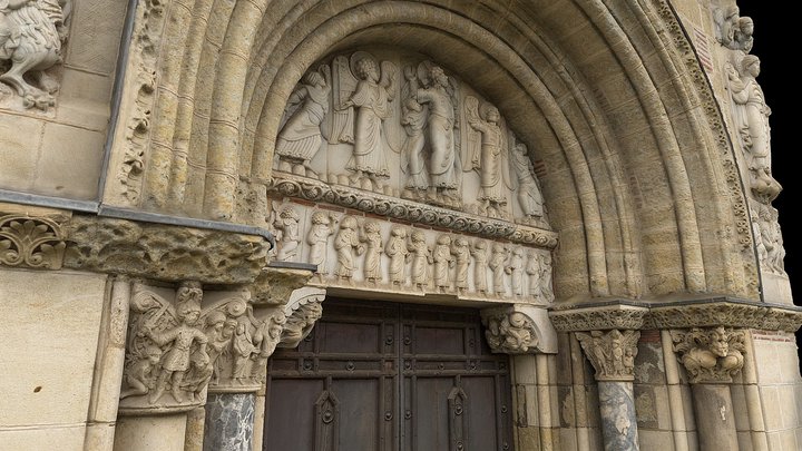 Porte Miègeville - Saint-Sernin, Toulouse 3D Model