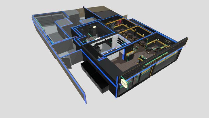 Lawn Lane Peri Peri 3D Model