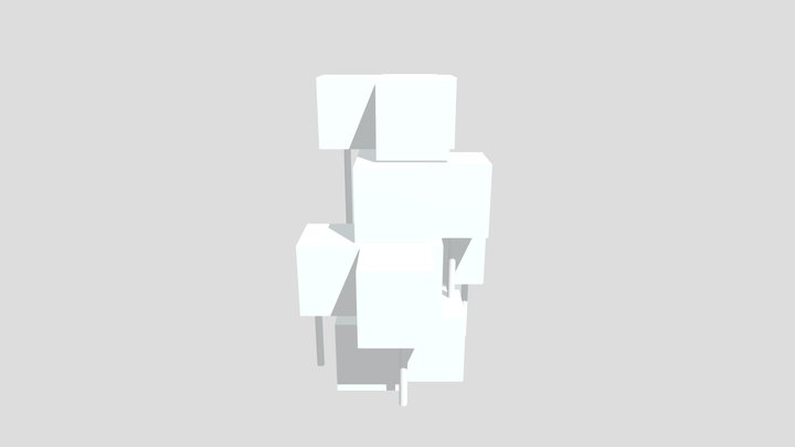 Habitat 67 Blockout 3D Model