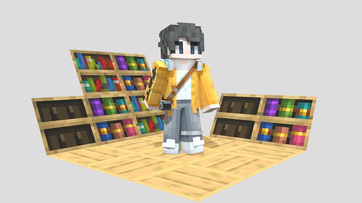 Character: DISKOT  [Minecraft Figura Player] 3D Model