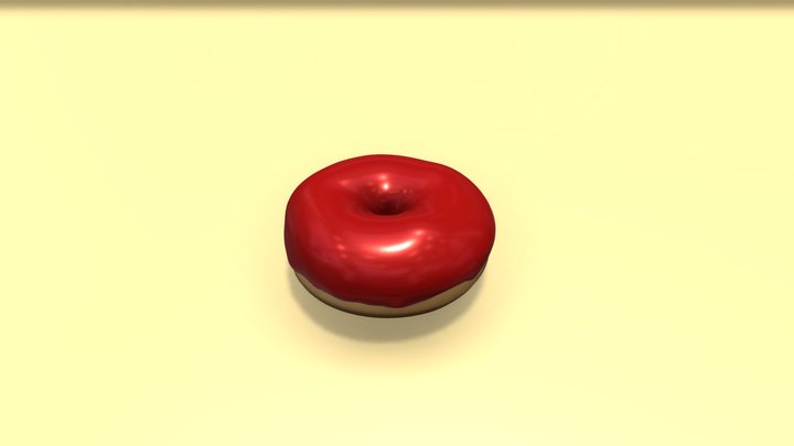 Kinky Donut 3D Model