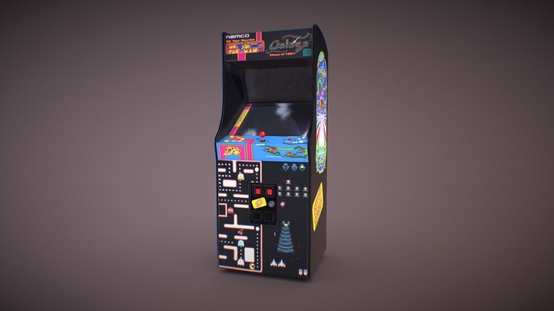 Class of 1981 Ms.Pac-Man/Galaga Arcade Machine