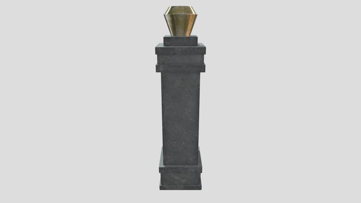 Grave Pilalr 3D Model