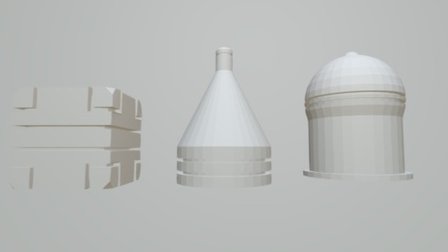 Mesh Models eactron Blender 3D Model