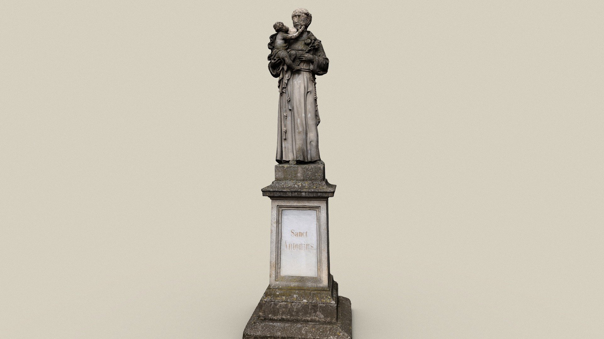 Hl. Antonius — Sketchfab embed 3D viewer