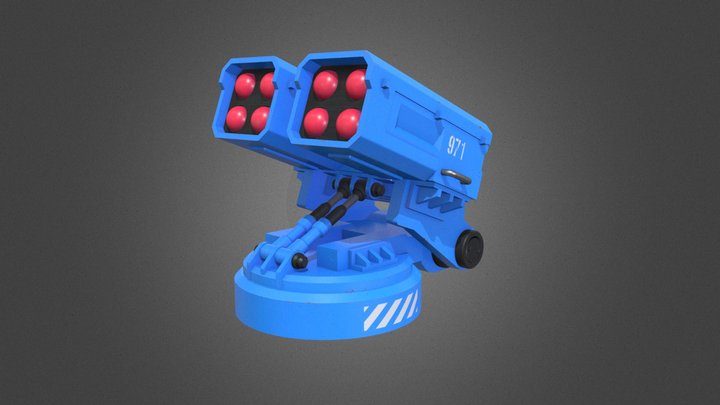 Missile launcher 3D Model