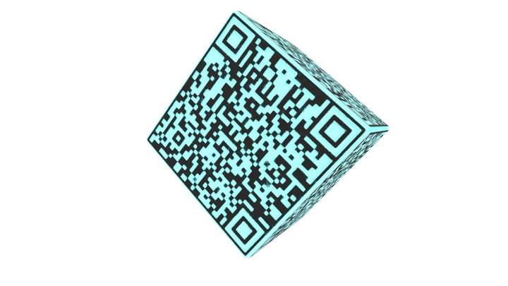 Bimhelp Contact QR Code 3D Model