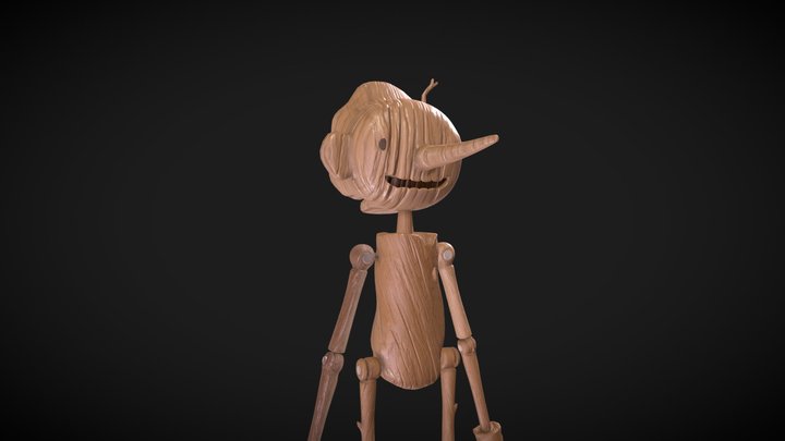 Pinocchio 3D Model