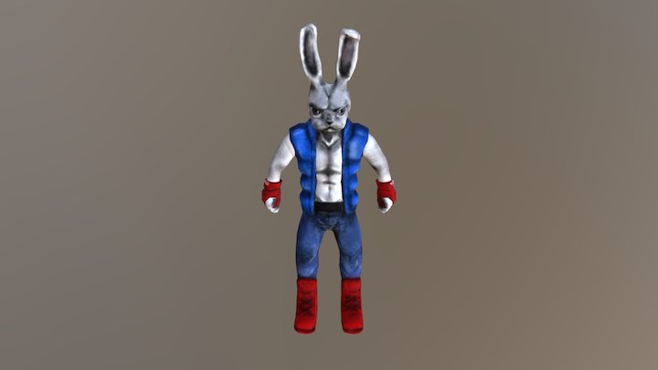 Rabbit Character 3D Model
