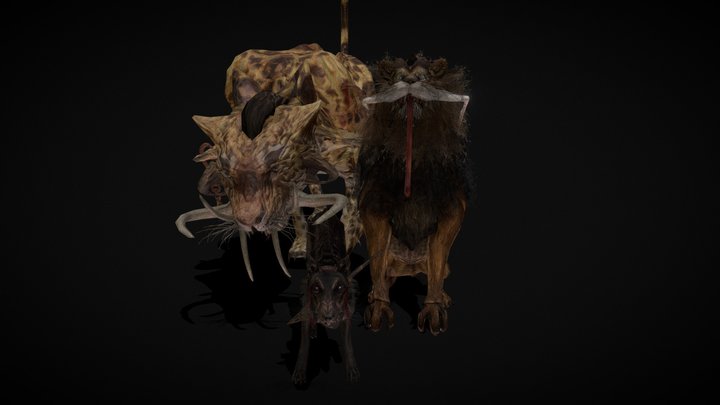 Hell Beasts 3D Model