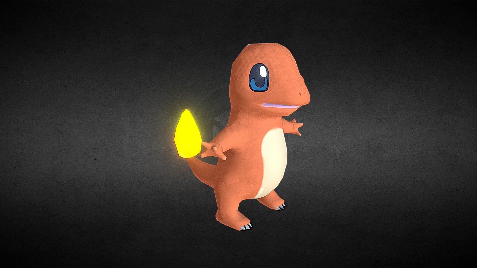 Charmander - Download Free 3d Model By Dartuchiwa [f908b95] - Sketchfab