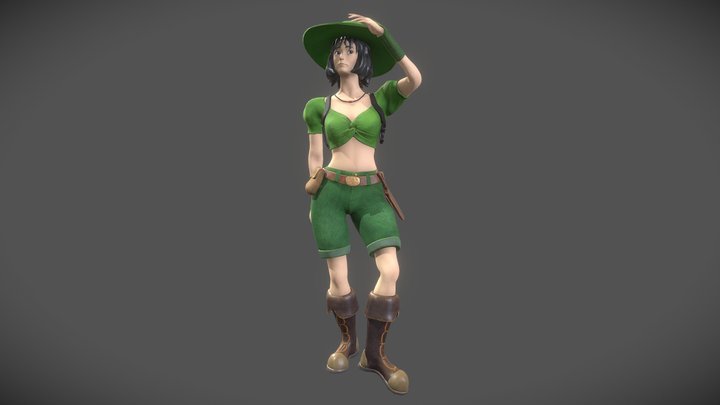 Jungle Adventurer 3D Model