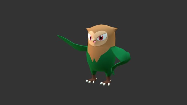 Roothoot 3D Model