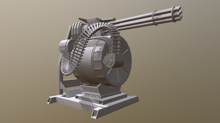 Mk61 Vulcan 3D Model