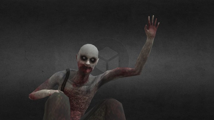 Zombie Farmer 3D Model