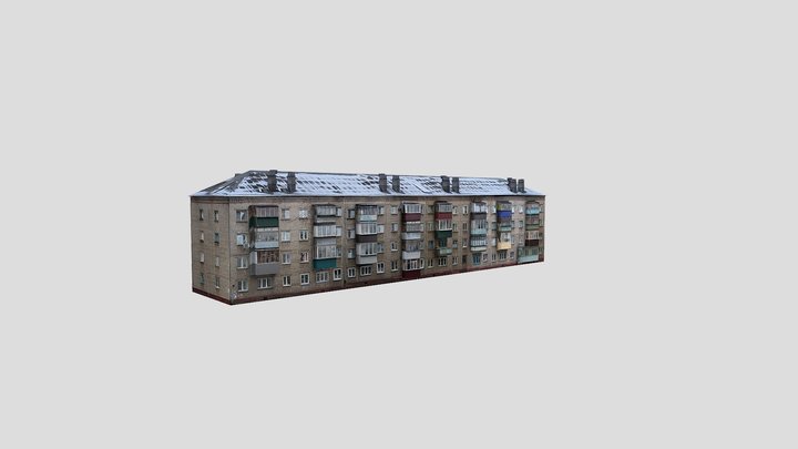 BIM слой 1 - фасады 3D Model