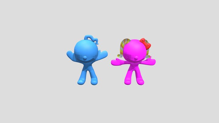 Tiny clay mixer model pack 3D Model
