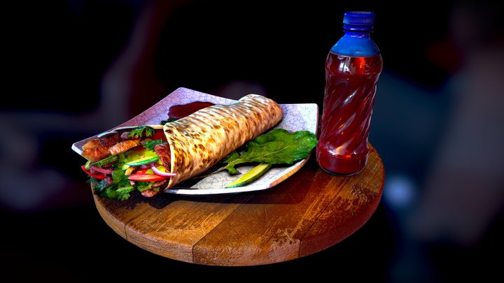Fast-food 3D Model