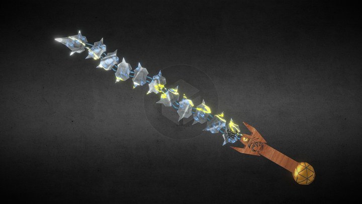 SWORD WHIP 3D Model