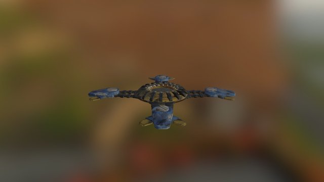 Low Poly Spawn Pad 3D Model