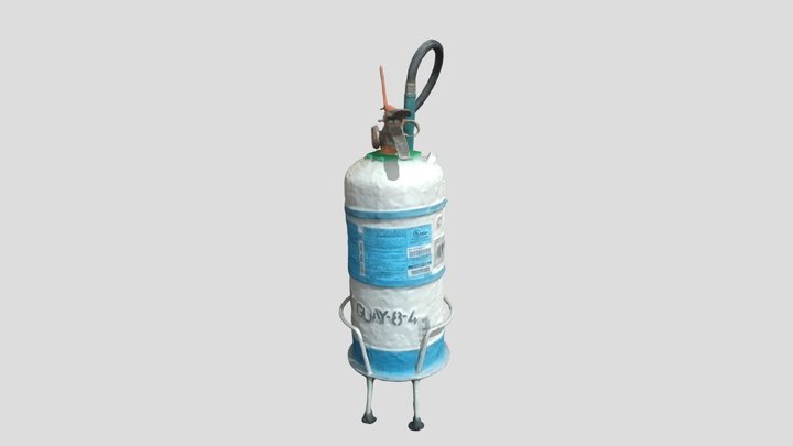 Water Mist extinguisher 3D Model