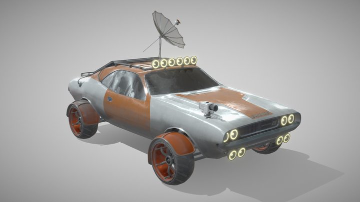Moon Challenger 3D Model
