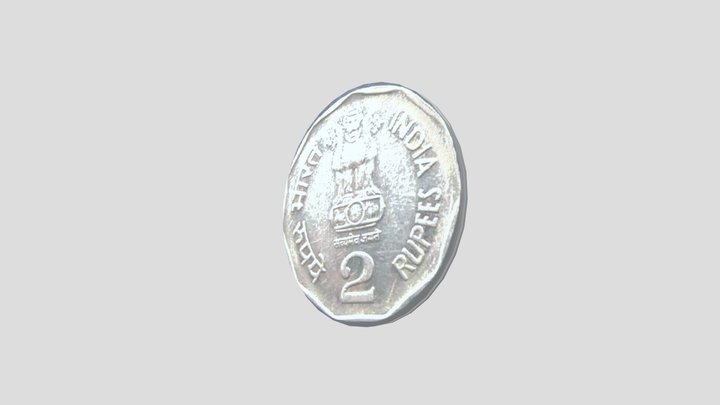 INDIAN COIN 3D Model