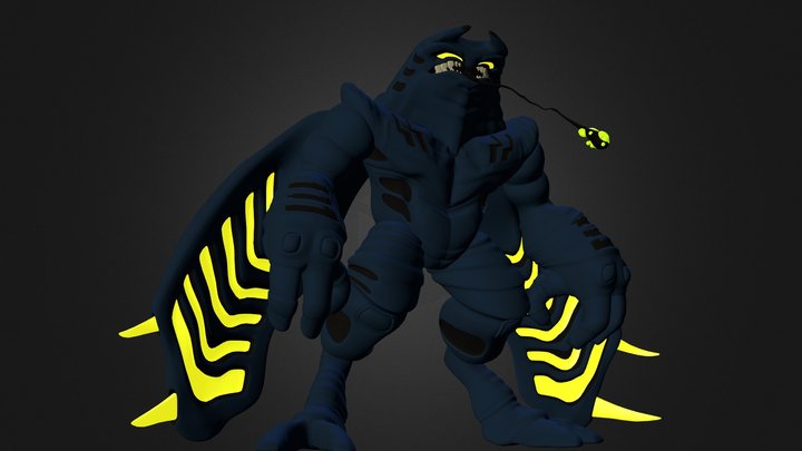 BaamRah the Devil Ray 3D Model
