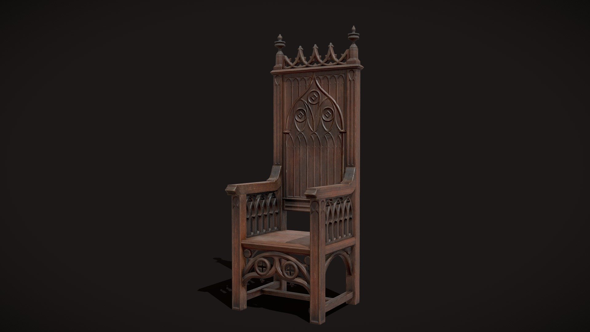 Medieval Throne - 3D model by thankyoujulia [f90d540] - Sketchfab