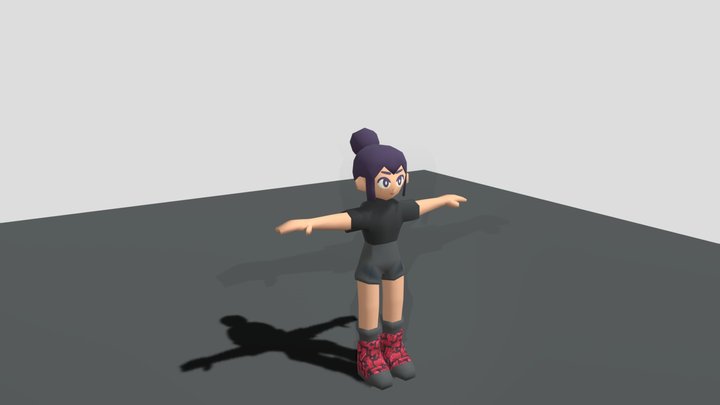 lowpoly character for game – Modèle 3D gratuit STL