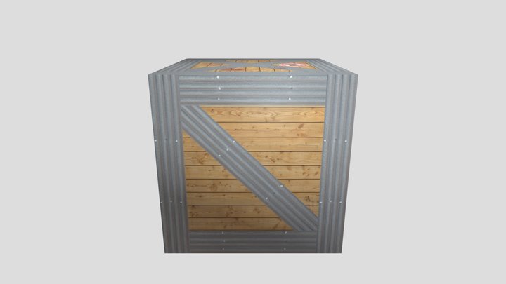 Crate 1 3D Model