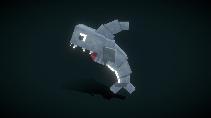 Shark Head (Hat) 3D Model