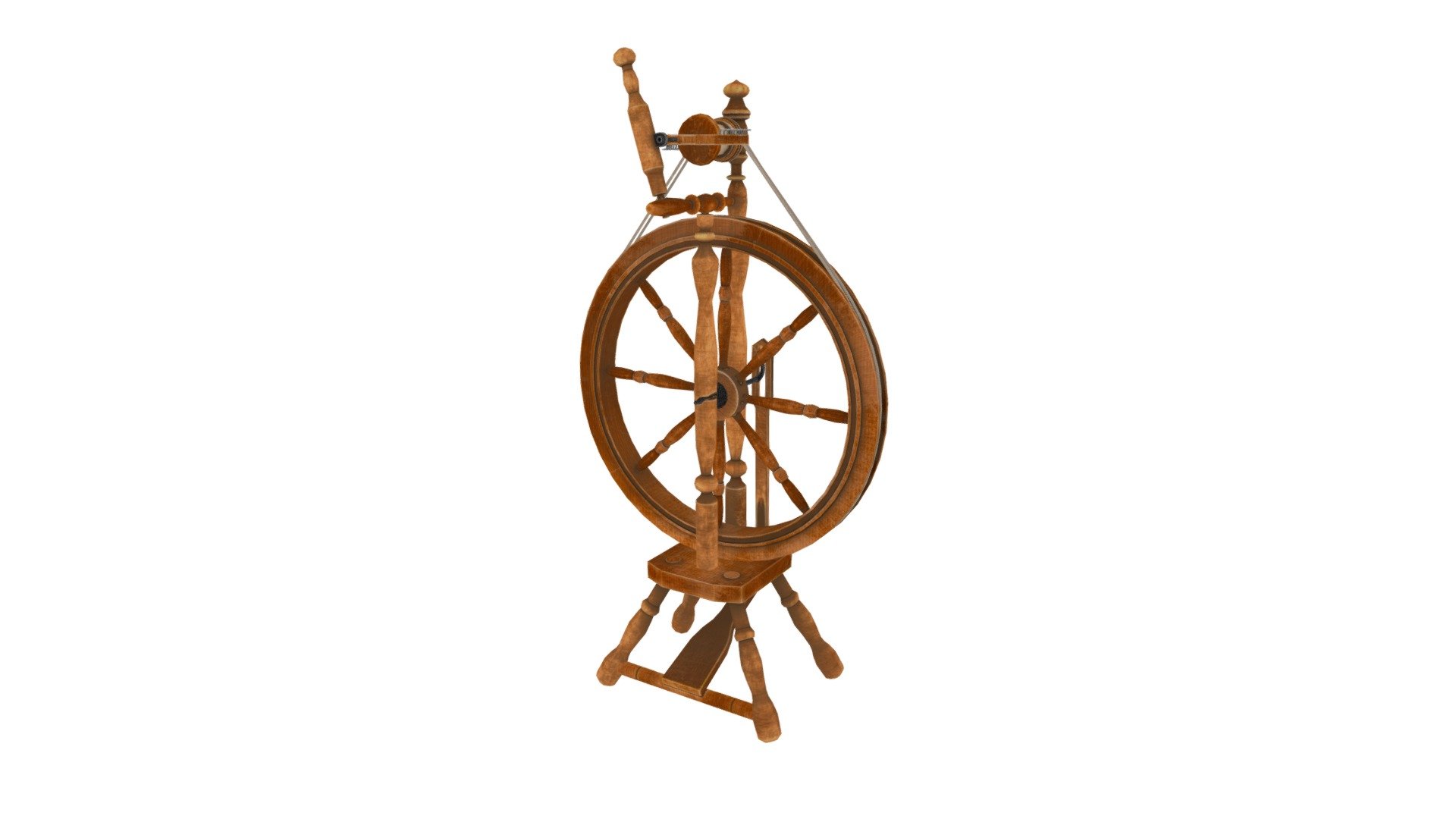 Прялка - 3D model by krayrodnoy (@evgenypavlukhin) [f90f52f] - Sketchfab