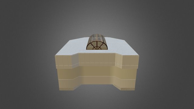 Ace Attorney - Courtroom (Complete Scene) 3D Model