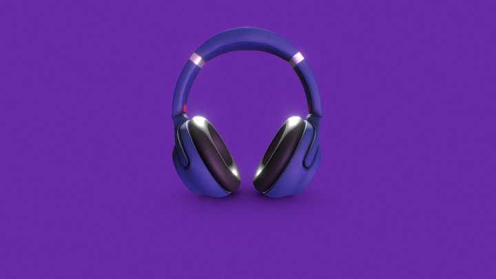 SONY headphone WH-1000XM4 3D Model