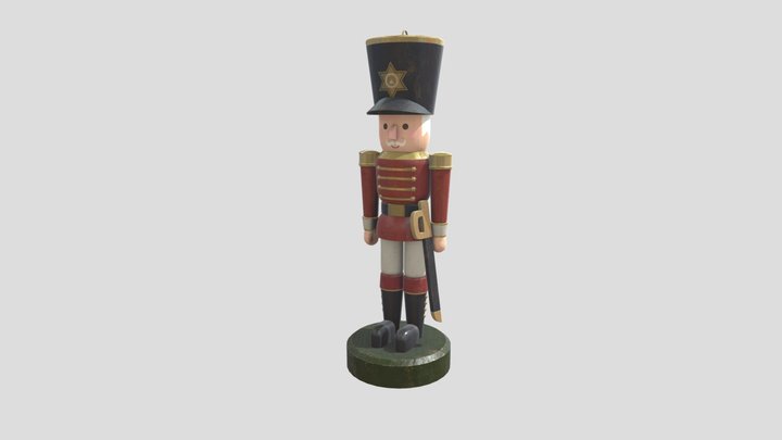 Christmas Tree Toy Soldier 3D Model