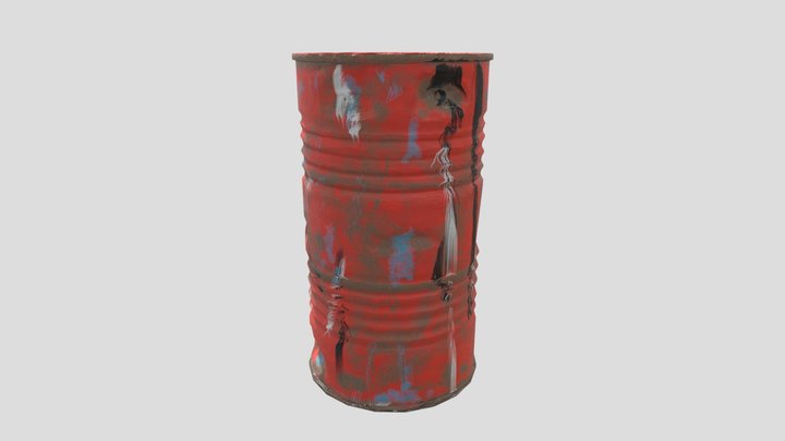 ACG Oil Drum 3D Model