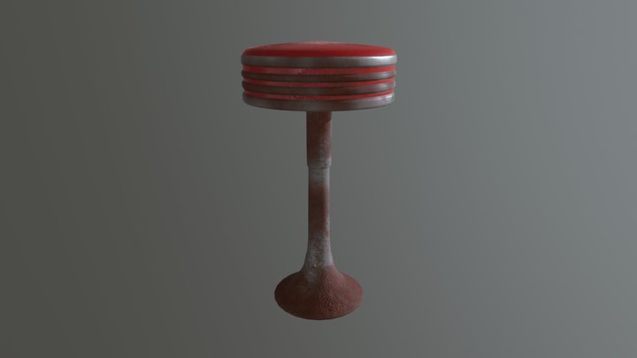 Stool Model updated 3D Model