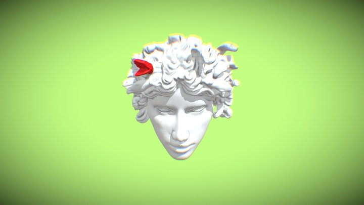 Efugy Mask Medusa 3D Model