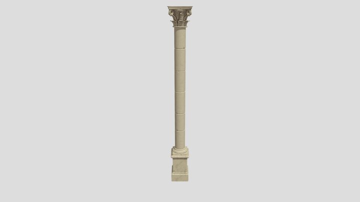 Ancient column 3D Model