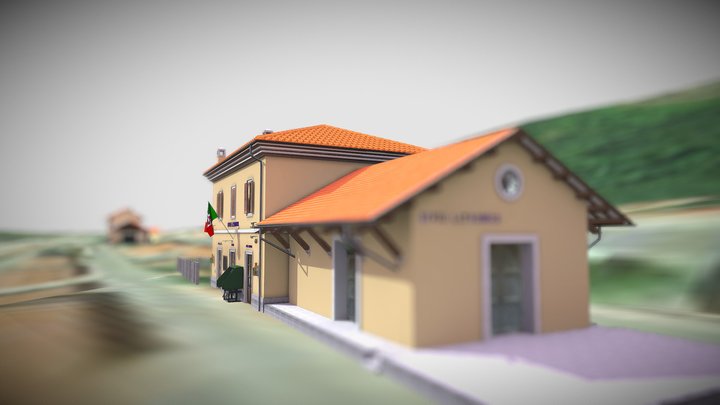 Stazione di Bivio Latronico 3D Model