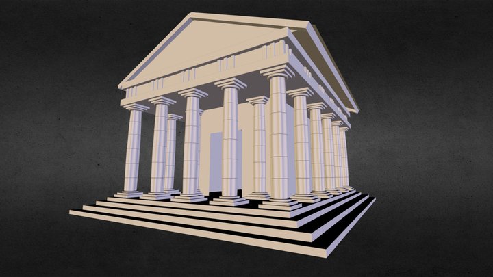 Temple 3D Model
